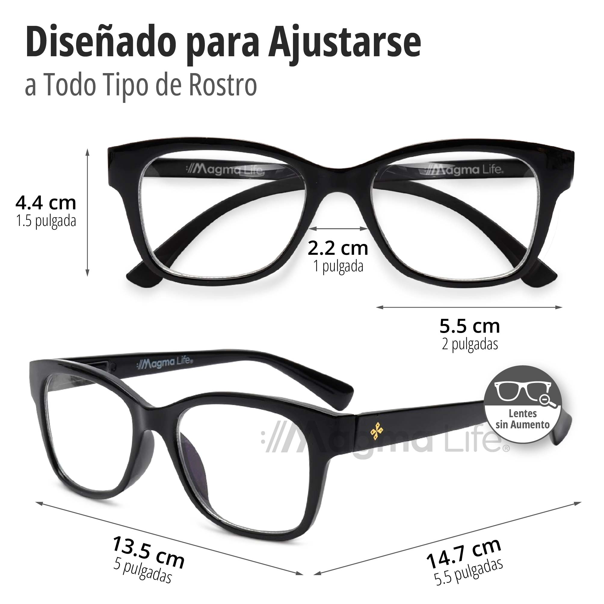 Foto 7 pulgar | Lentes con Antirreflejante Magma Life 2 Piezas
