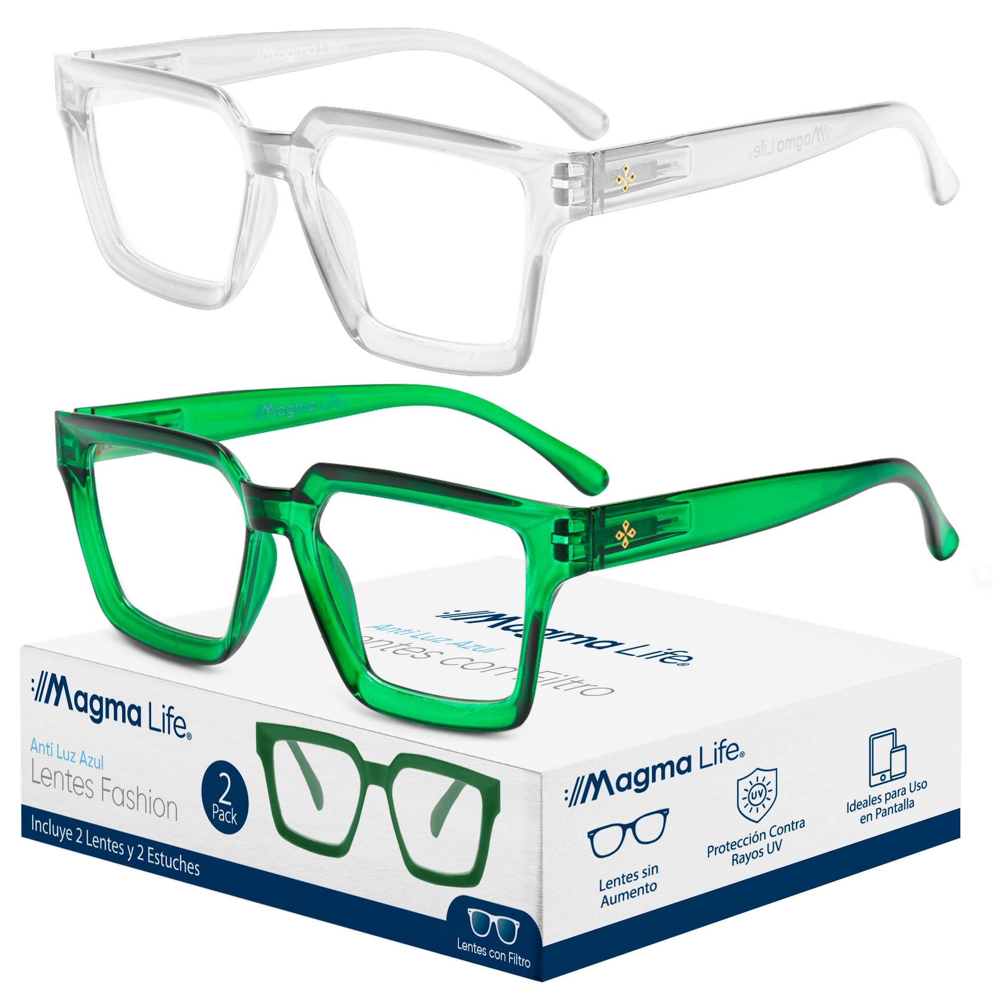 Foto 8 pulgar | Lentes para Computadora Magma Life 2 Piezas