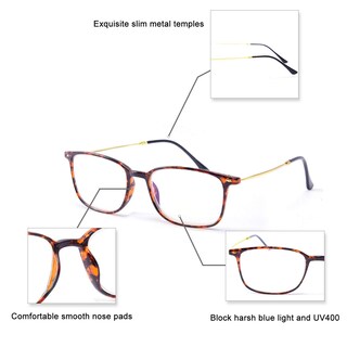 Foto 5 | Gafas De Lectura Para Computadora Con Bloqueo De Luz Azul Feisedy - Venta Internacional.