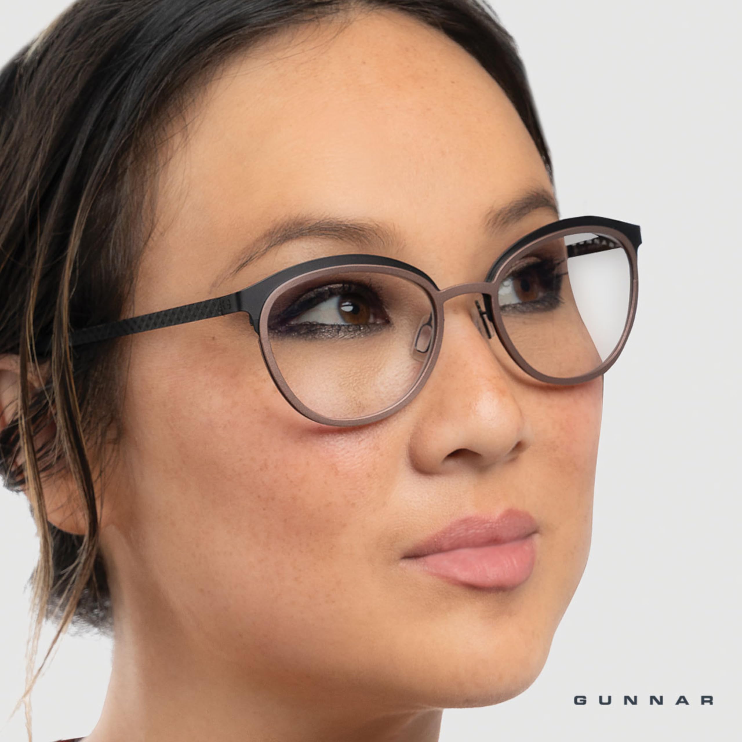 Foto 4 | Gafas Bloqueadoras De Luz Azul Gunnar Strata Palomar Onyx-gold - Venta Internacional.