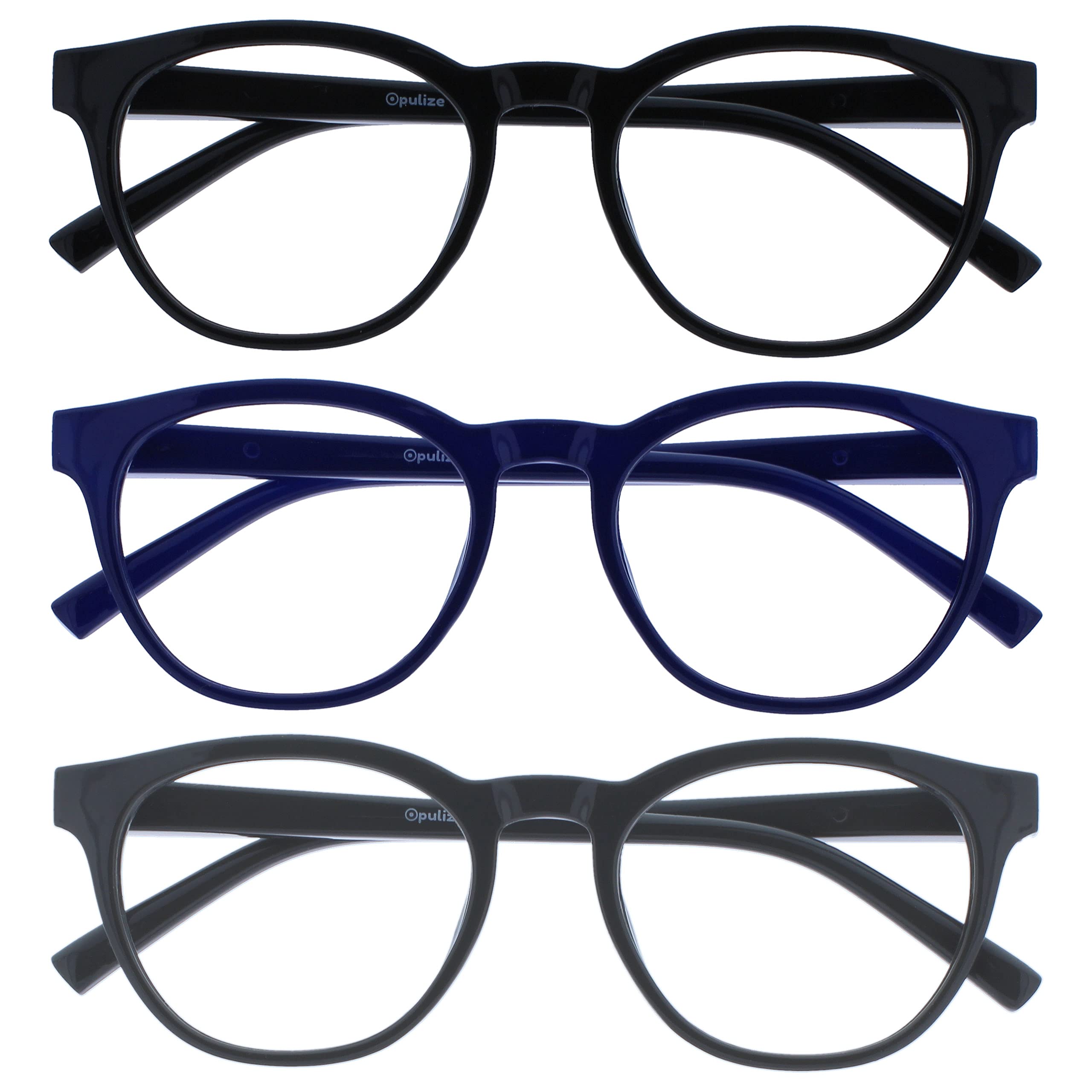 Foto 2 pulgar | Gafas Opulize Blu Retro Con Bloqueo De Luz Azul, Paquete De 3 - Venta Internacional.