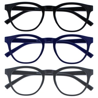 Foto 1 | Gafas Opulize Blu Retro Con Bloqueo De Luz Azul, Paquete De 3 - Venta Internacional.