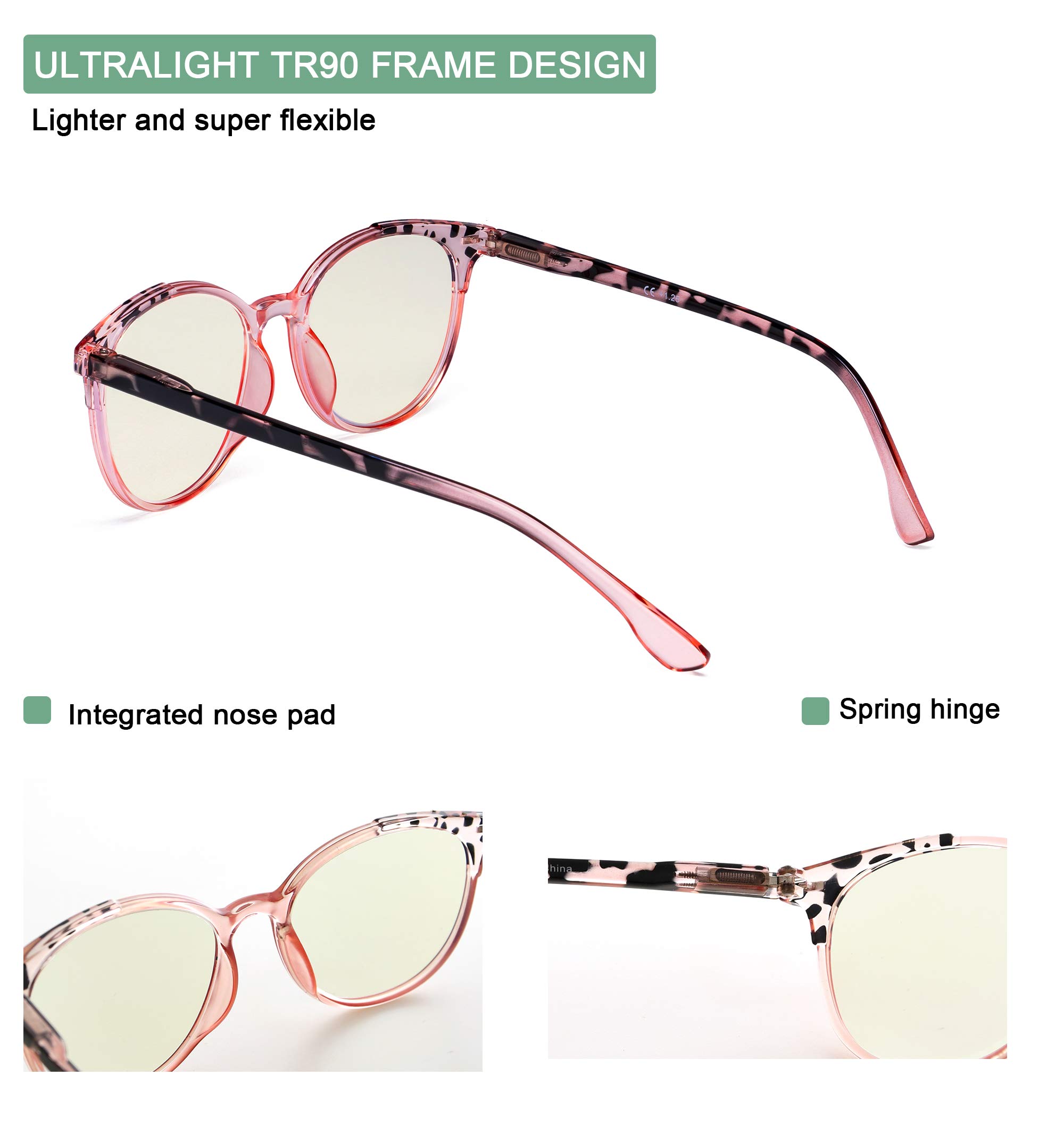 Foto 4 pulgar | Gafas De Lectura Gtsy Con Bloqueo De Luz Azul Para Mujer (paquete De 4) - Venta Internacional.