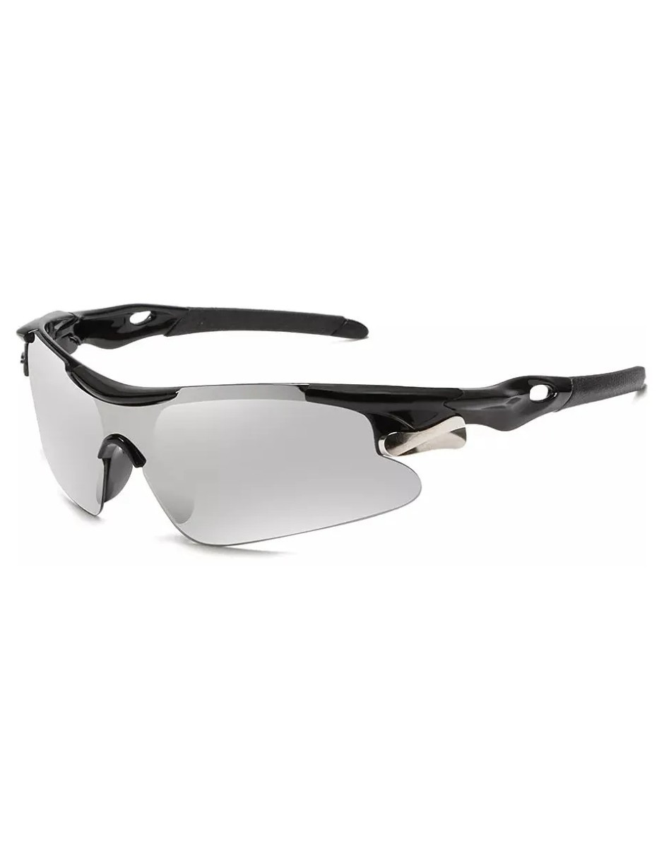 Foto 2 pulgar | Gafas Deportivas Para Ciclismo Plateado