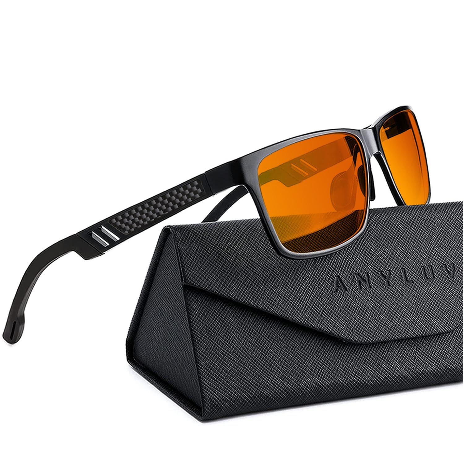 Gafas Para Videojuegos Anyluv Anti Blue Light Rectangle Al-mg Metal - Venta Internacional.