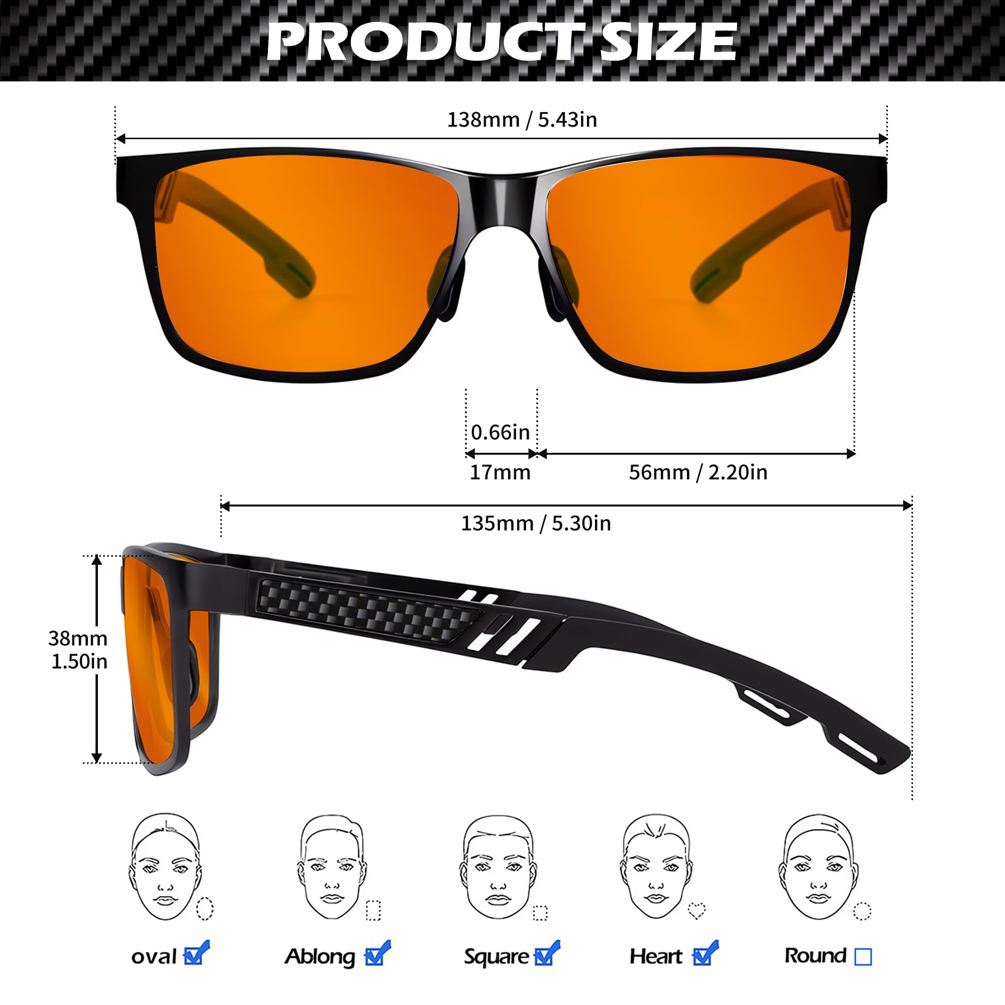 Foto 7 pulgar | Gafas Para Videojuegos Anyluv Anti Blue Light Rectangle Al-mg Metal - Venta Internacional.
