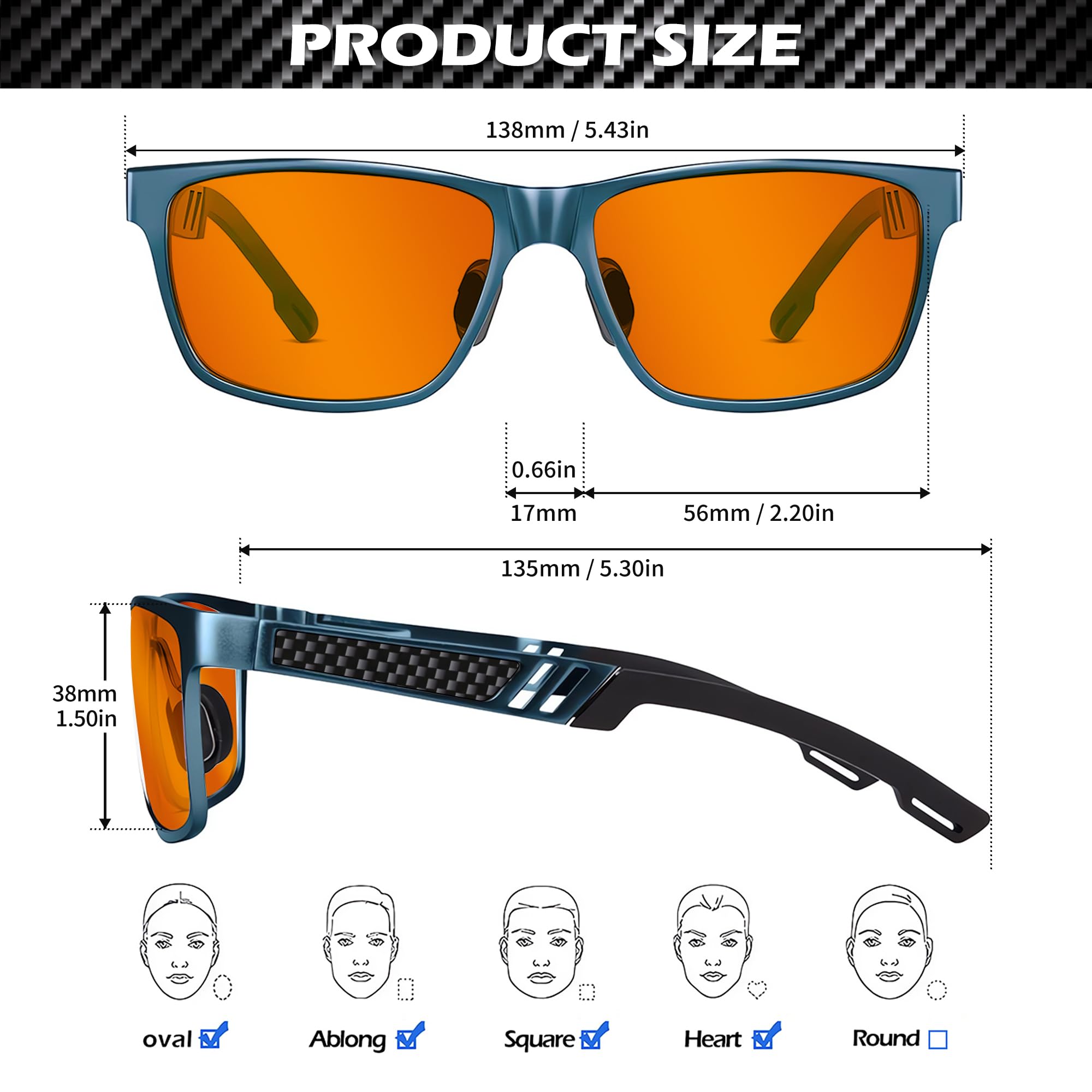 Foto 7 pulgar | Gafas Gaming Anyluv Anti Blue Light Uv400 Para Hombre - Venta Internacional.
