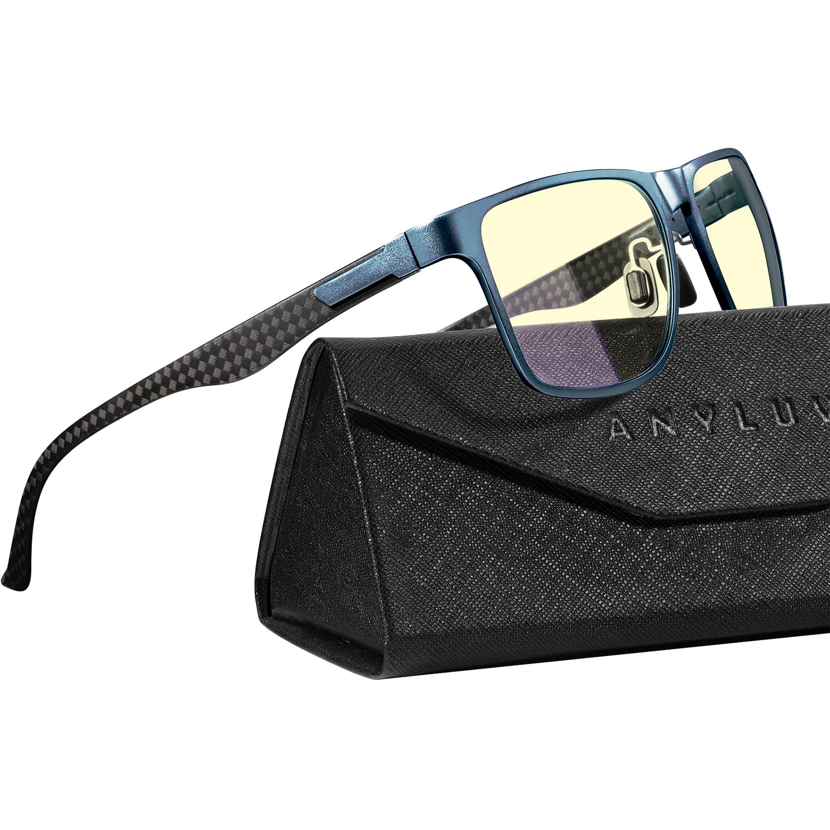 Foto 2 pulgar | Gafas De Bloqueo De Luz Azul Anyluv Para Hombre Al-mg Metal - Venta Internacional.
