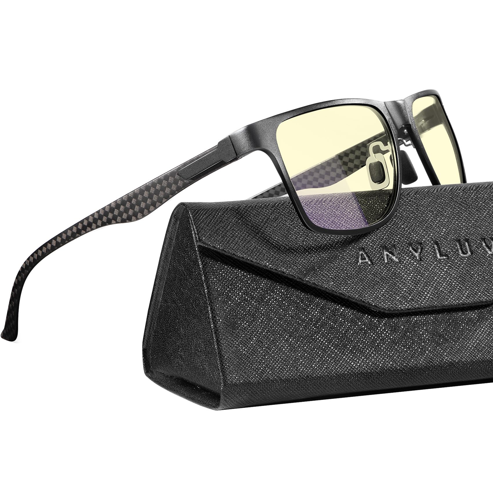Foto 2 pulgar | Gafas De Bloqueo De Luz Azul Anyluv Para Hombre Al-mg Metal - Venta Internacional.