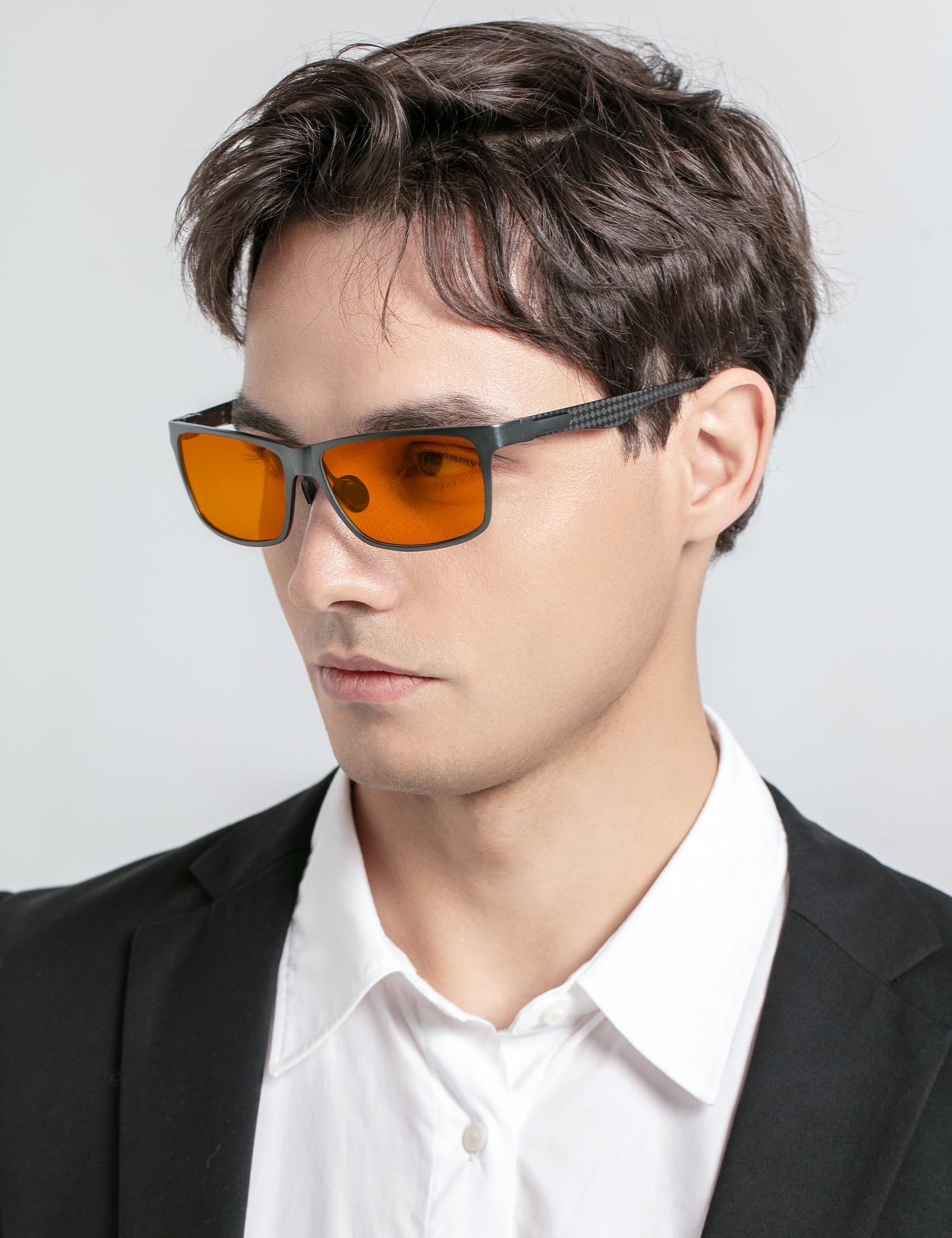 Foto 3 pulgar | Gafas De Bloqueo De Luz Azul Anyluv Para Hombre Al-mg Metal - Venta Internacional.