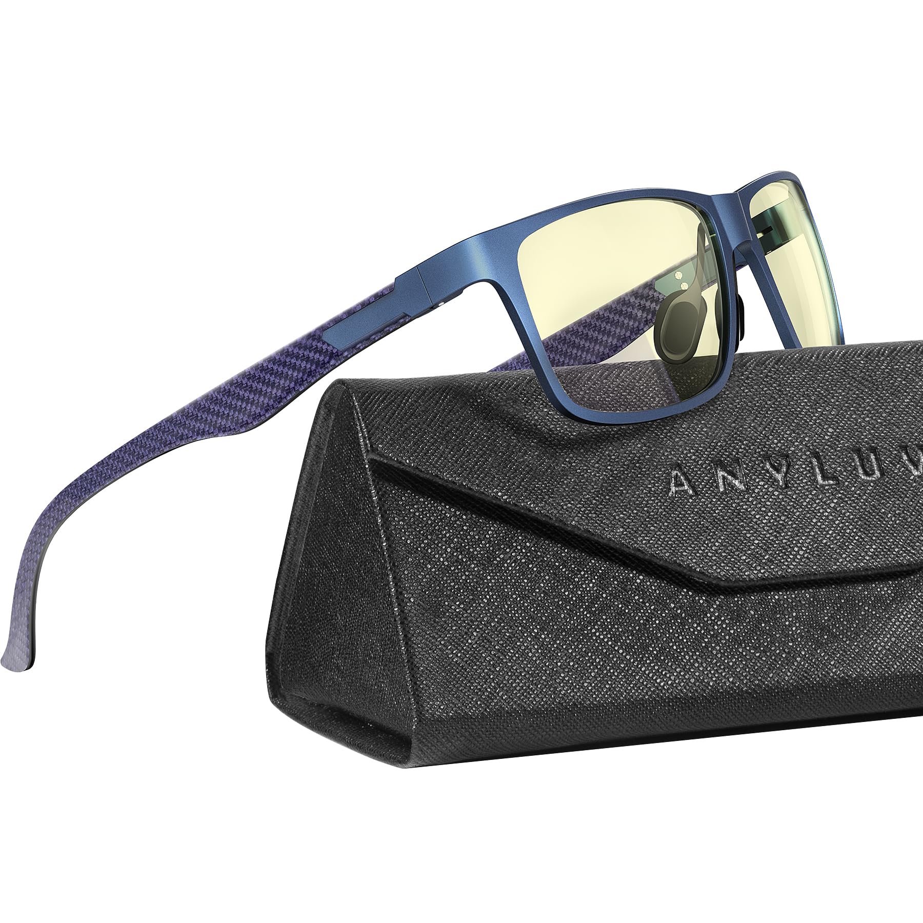 Foto 2 pulgar | Gafas De Bloqueo De Luz Azul Anyluv Para Hombre Al-mg Metal - Venta Internacional.