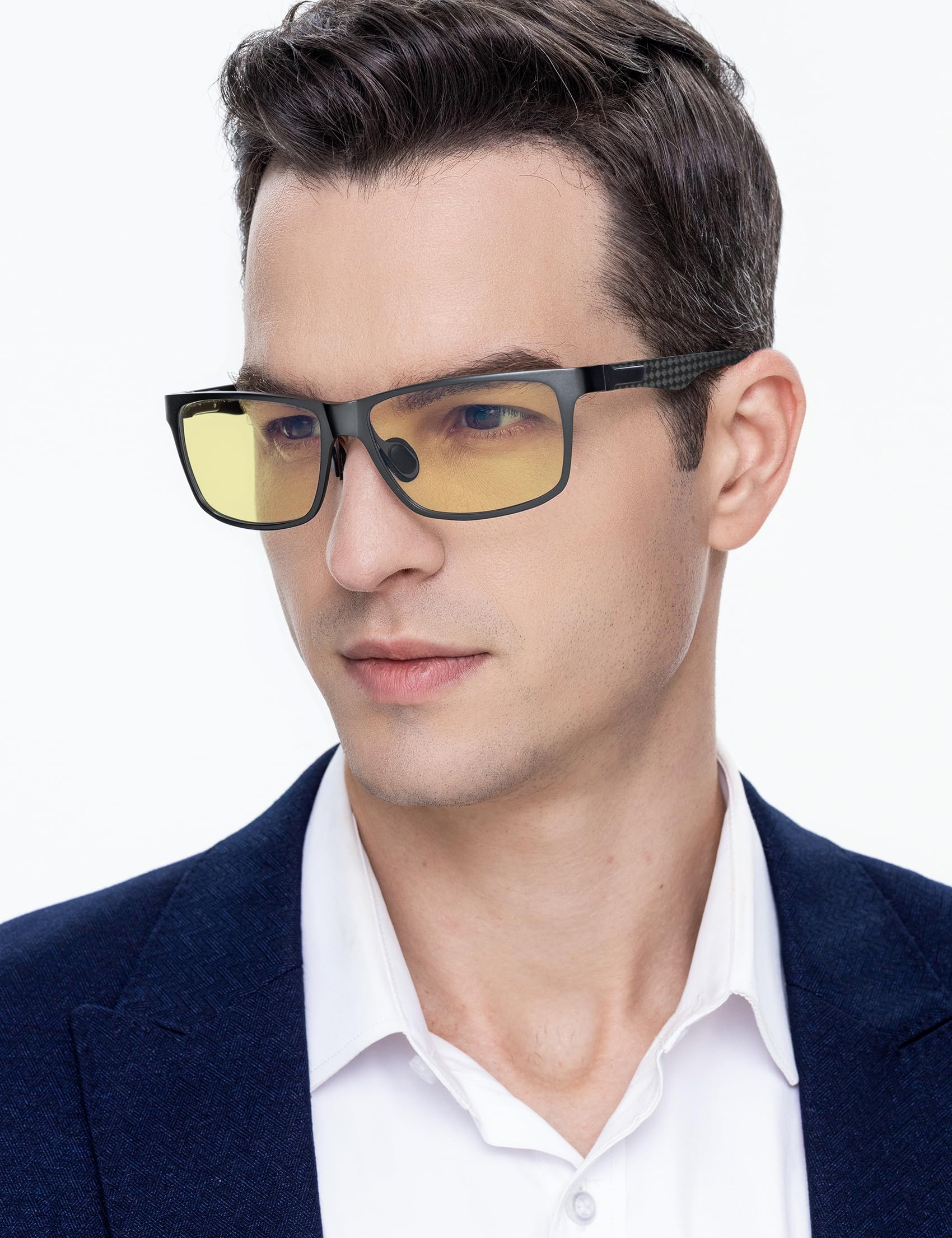 Foto 3 pulgar | Gafas De Bloqueo De Luz Azul Anyluv Para Hombre Al-mg Metal - Venta Internacional.