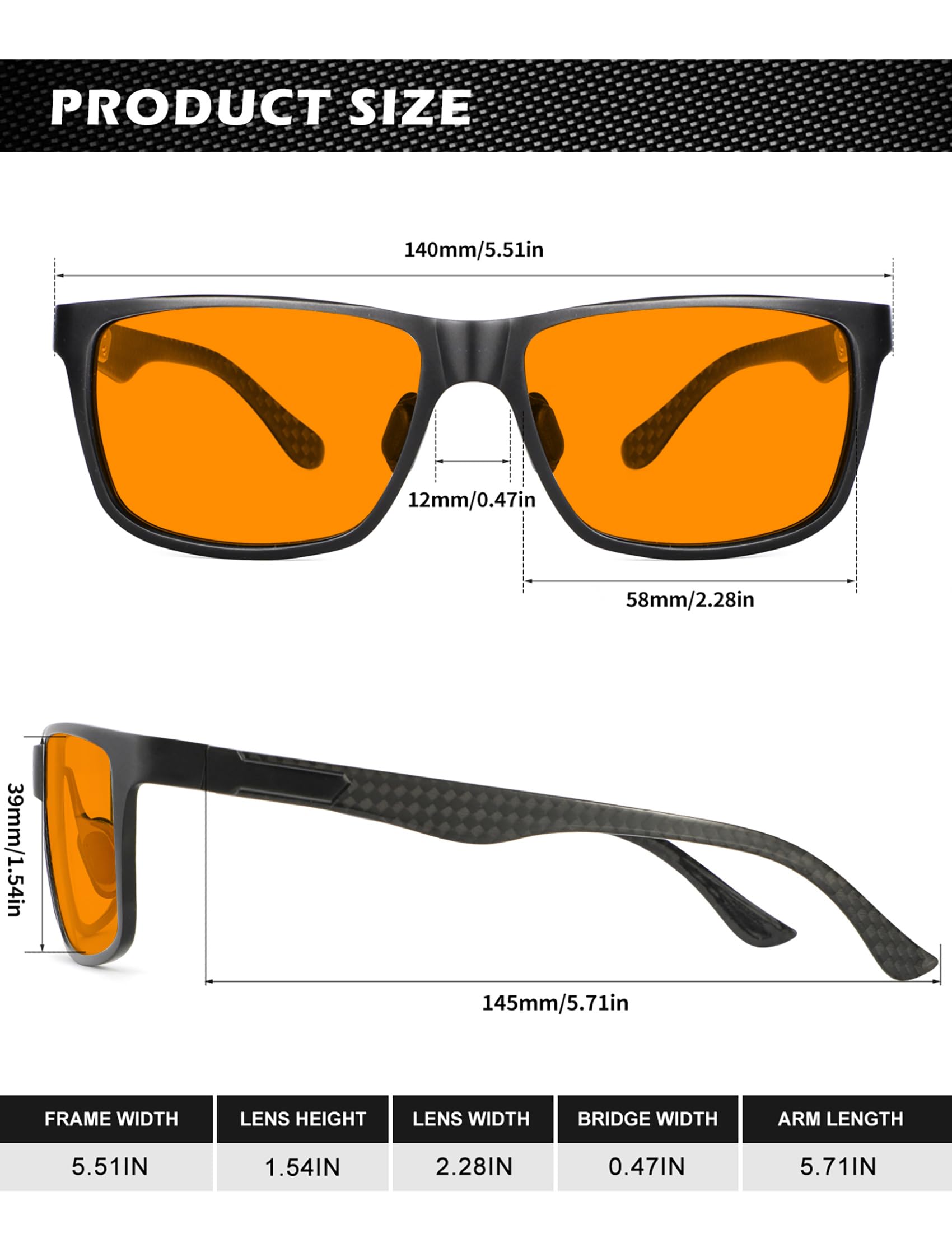 Foto 6 pulgar | Gafas De Bloqueo De Luz Azul Anyluv Para Hombre Al-mg Metal - Venta Internacional.