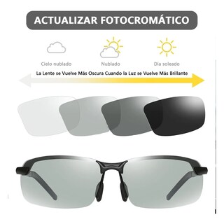 Foto 4 | Gafas De Ciclismo Lentes Deportivos Fotosensibles 3 En 1 Lab.g Negro