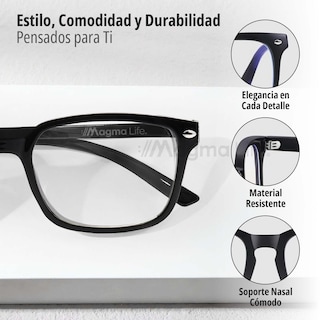 Foto 4 | Lentes con Antireflejantes Magma Life 2 Piezas