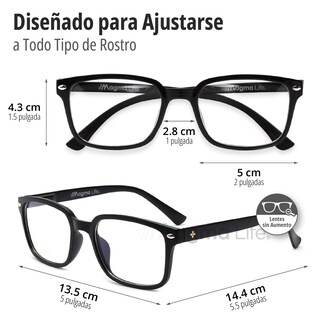 Foto 2 | Lentes con Antireflejantes Magma Life 2 Piezas