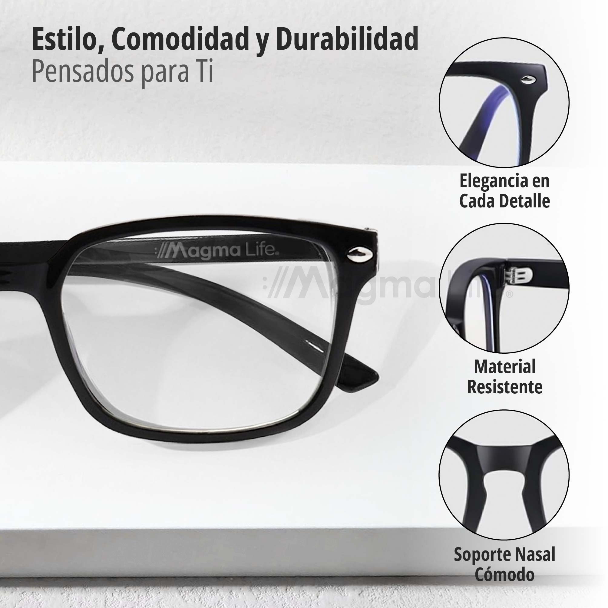 Foto 4 pulgar | Lentes con Antireflejantes Magma Life 2 Piezas