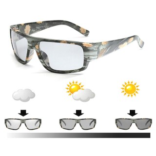 Foto 3 | Lentes Polarizados Camaleón Mxnot-002 2piezas Camuflajeado Polarizados Fotocromático Semi Cuadrado