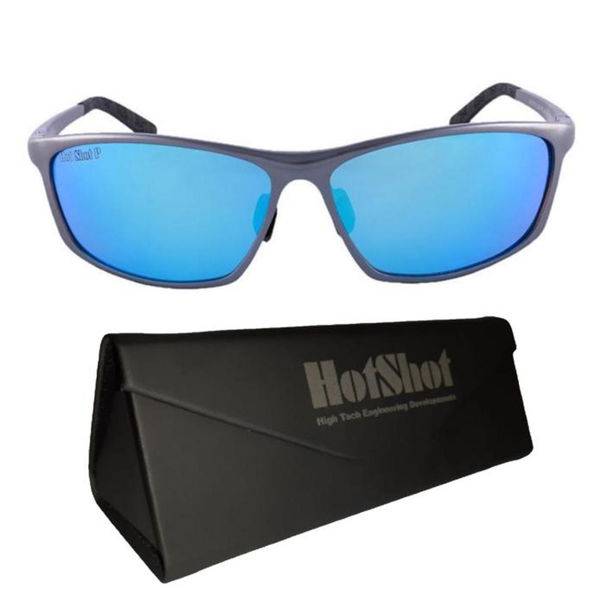 Foto 3 pulgar | Lentes De Sol Polarizado  Hotshot  Mxhfc-001  Aluminio  Azul  Unisex  Polarizados  Protección Uv400