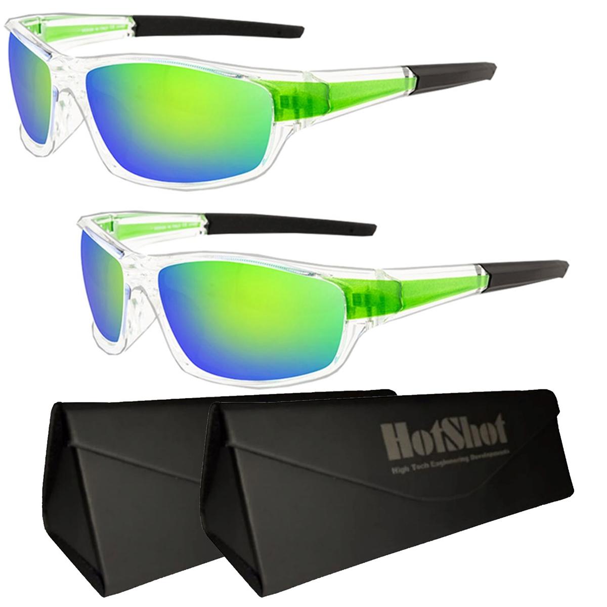 Foto 2 pulgar | Lentes Para Acampar  Mxime-006  2 Pzas  Verde  Sport  Protección Uv  Lente De Resina