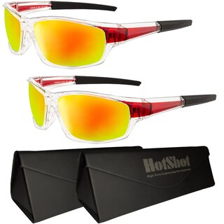 Foto 1 | Lentes Con Buena Visibilidad Mxime-004 2 Pzas Rojo Sport Protección Uv Lente De Resina