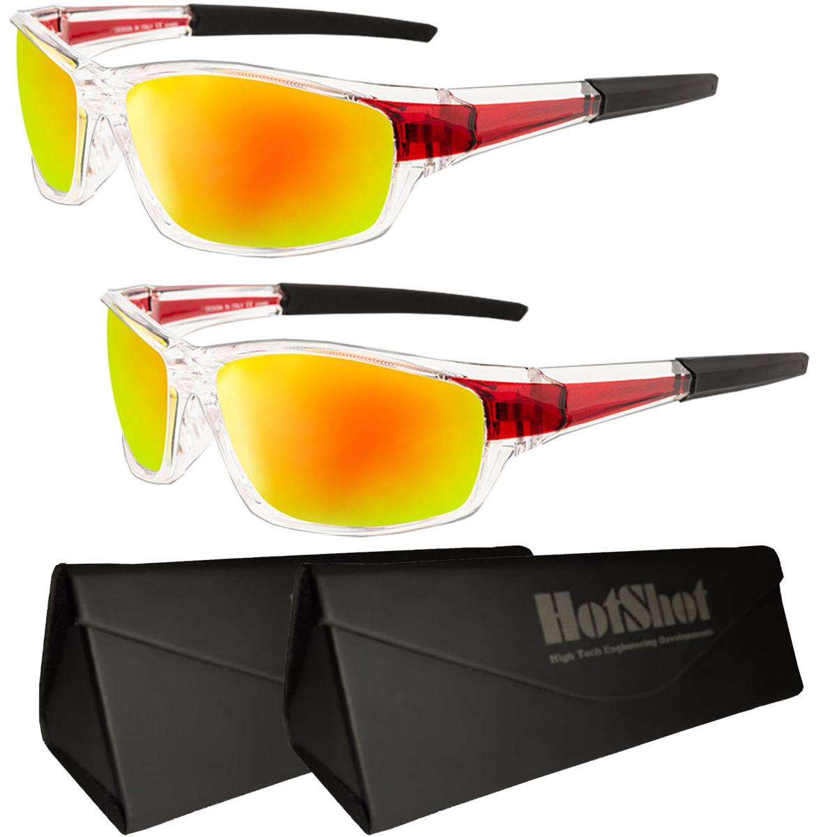 Foto 3 pulgar | Lentes Con Buena Visibilidad  Mxime-004  2 Pzas  Rojo  Sport  Protección Uv  Lente De Resina