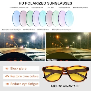 Foto 4 | Gafas De Sol Meetsun Polarized Trendy Classic Retro Uv400 - Venta Internacional.