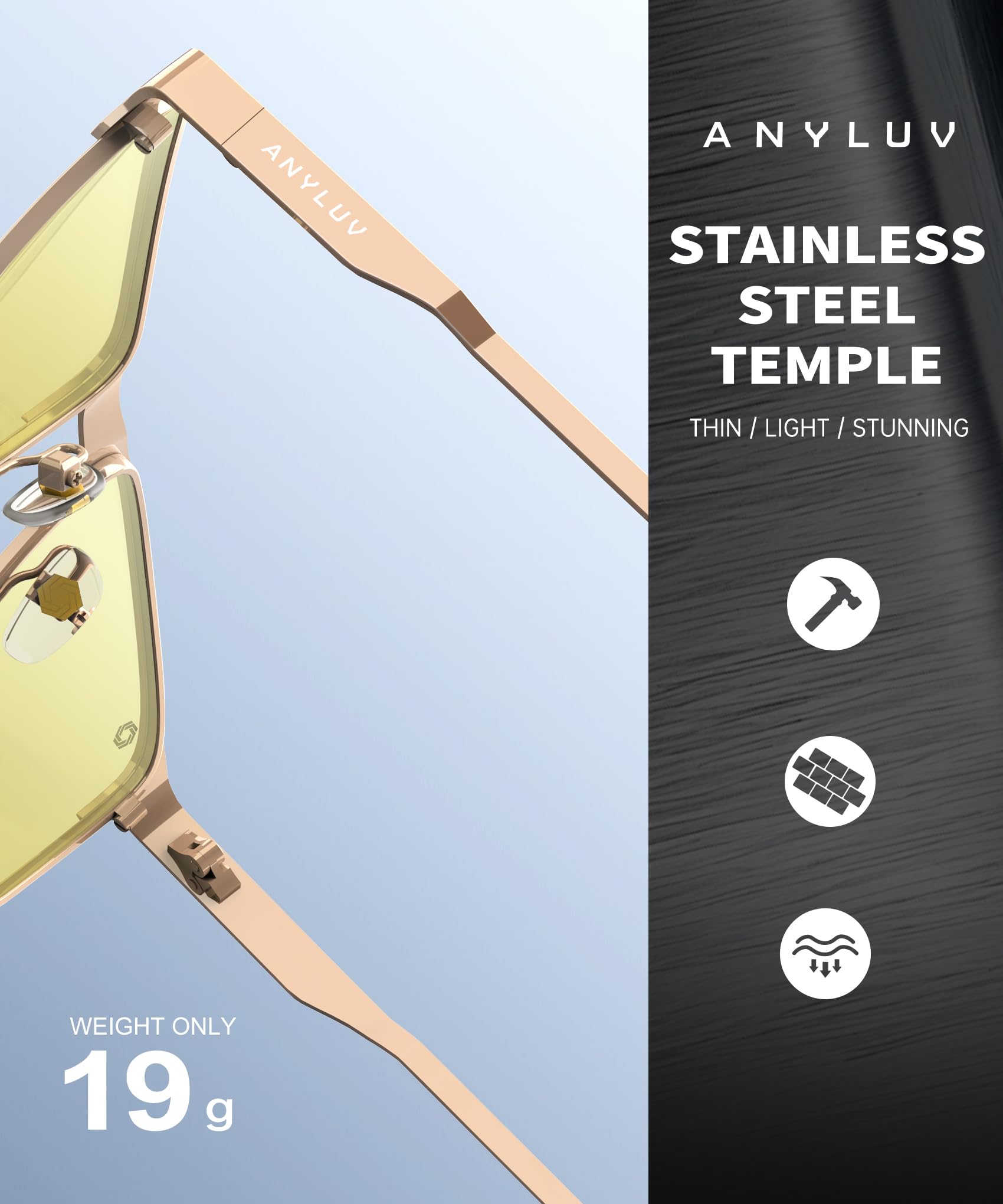 Foto 5 | Gafas De Bloqueo De Luz Azul Anyluv Para Hombres/mujeres - Venta Internacional.