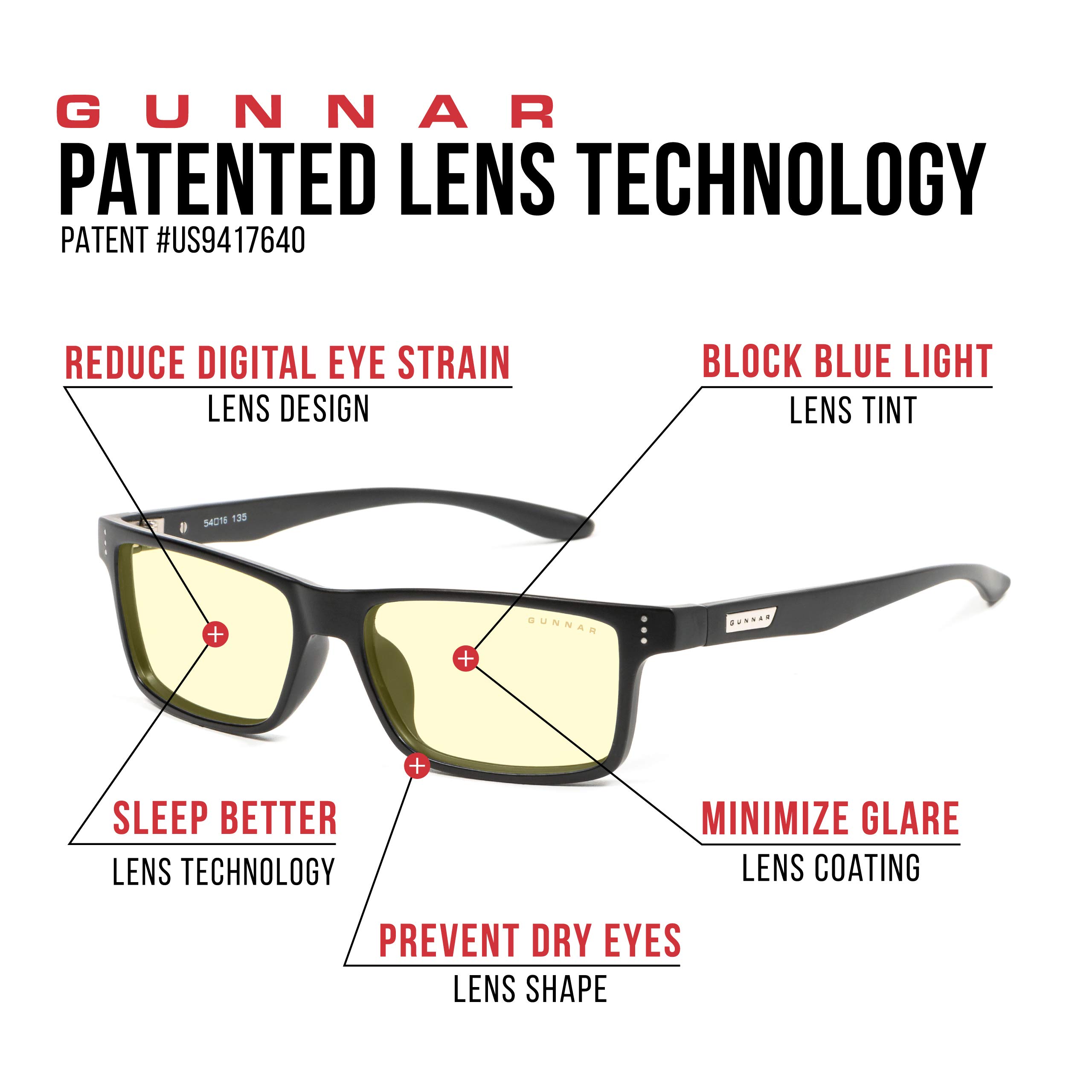 Foto 5 pulgar | Gafas De Lectura Gunnar Premium Blocks 65% Blue Light +2.5 - Venta Internacional.
