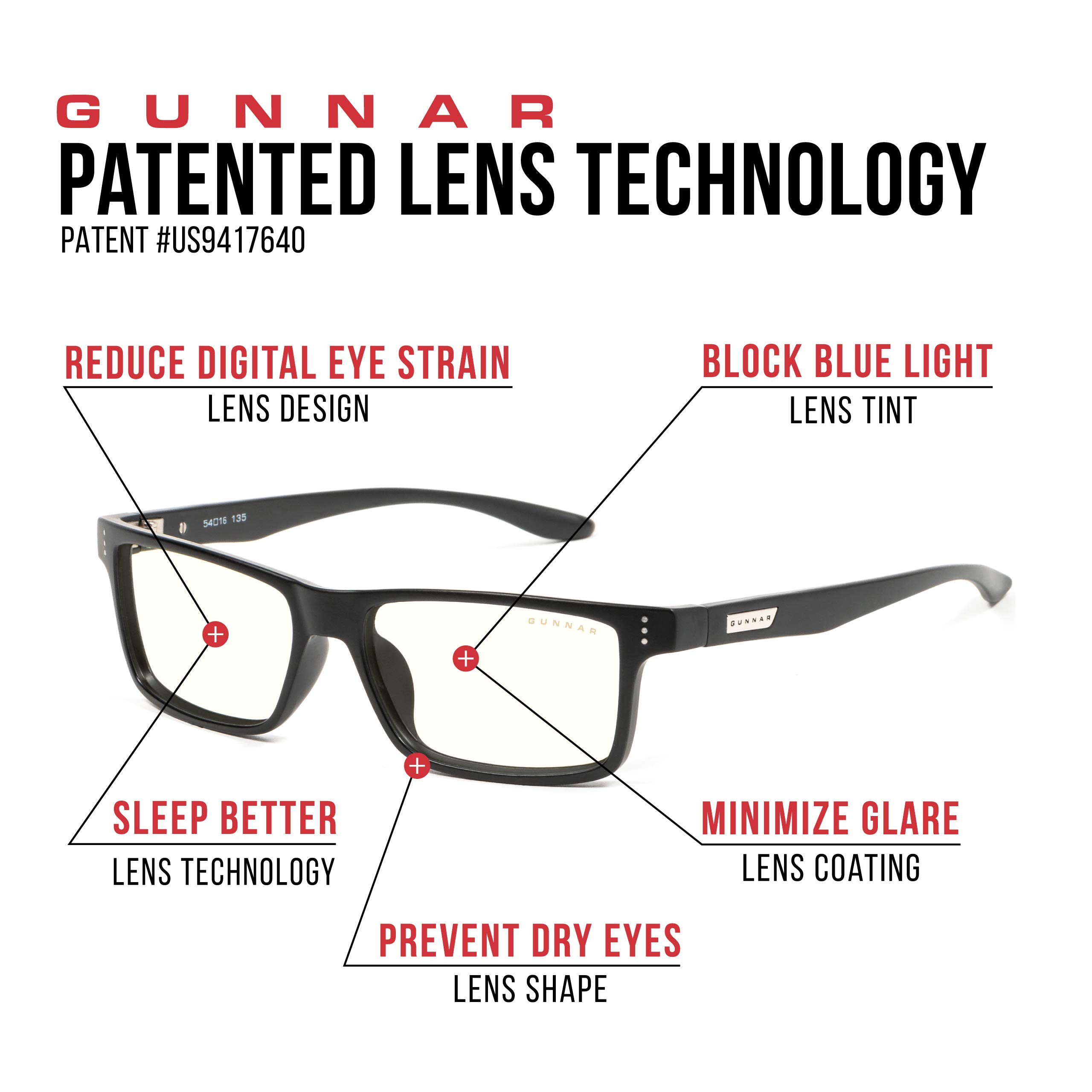 Foto 4 | Gafas De Lectura Gunnar Premium Blocks 35% Blue Light +1.0 - Venta Internacional.