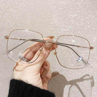 Foto 1 | Gafas Para Bloquear La Luz Azul Homesogood Cuadradas De Metal De Gran Tamaño - Venta Internacional.