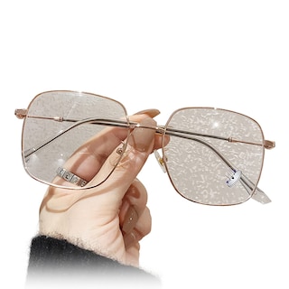 Foto 5 | Gafas Para Bloquear La Luz Azul Homesogood Cuadradas De Metal De Gran Tamaño - Venta Internacional.
