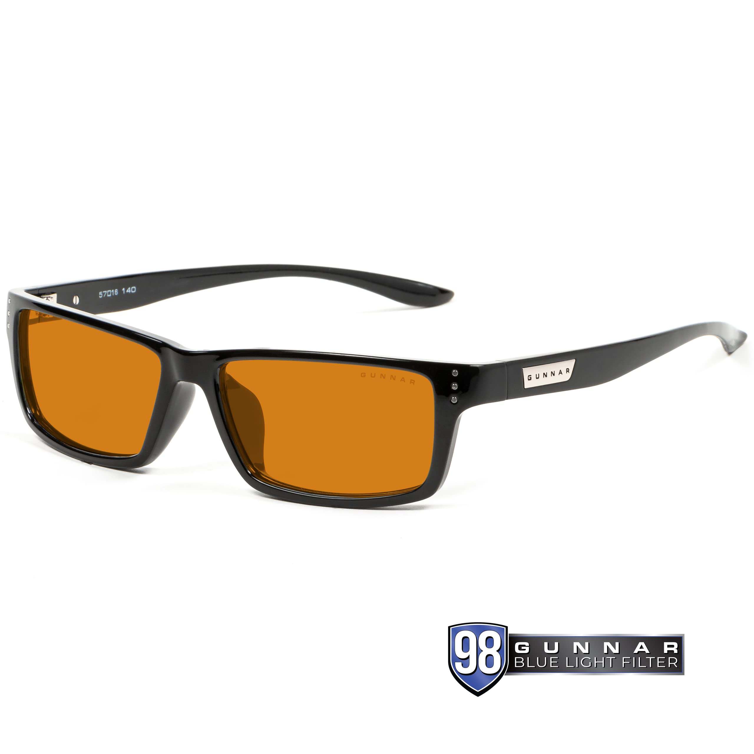 Foto 2 pulgar | Gafas Para Videojuegos Y Ordenador Gunnar Riot Onyx Amber Tint - Venta Internacional.