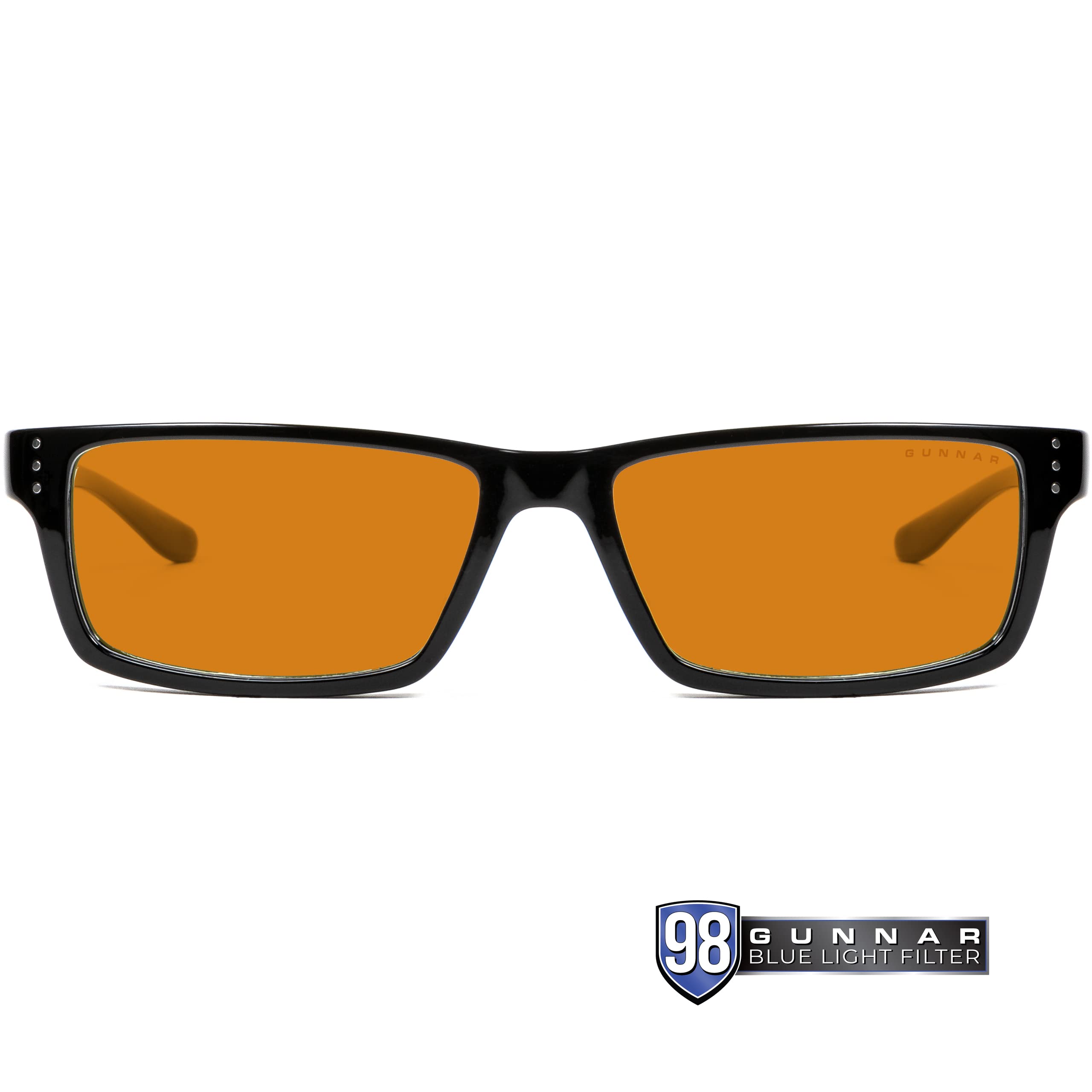 Foto 2 | Gafas Para Videojuegos Y Ordenador Gunnar Riot Onyx Amber Tint - Venta Internacional.