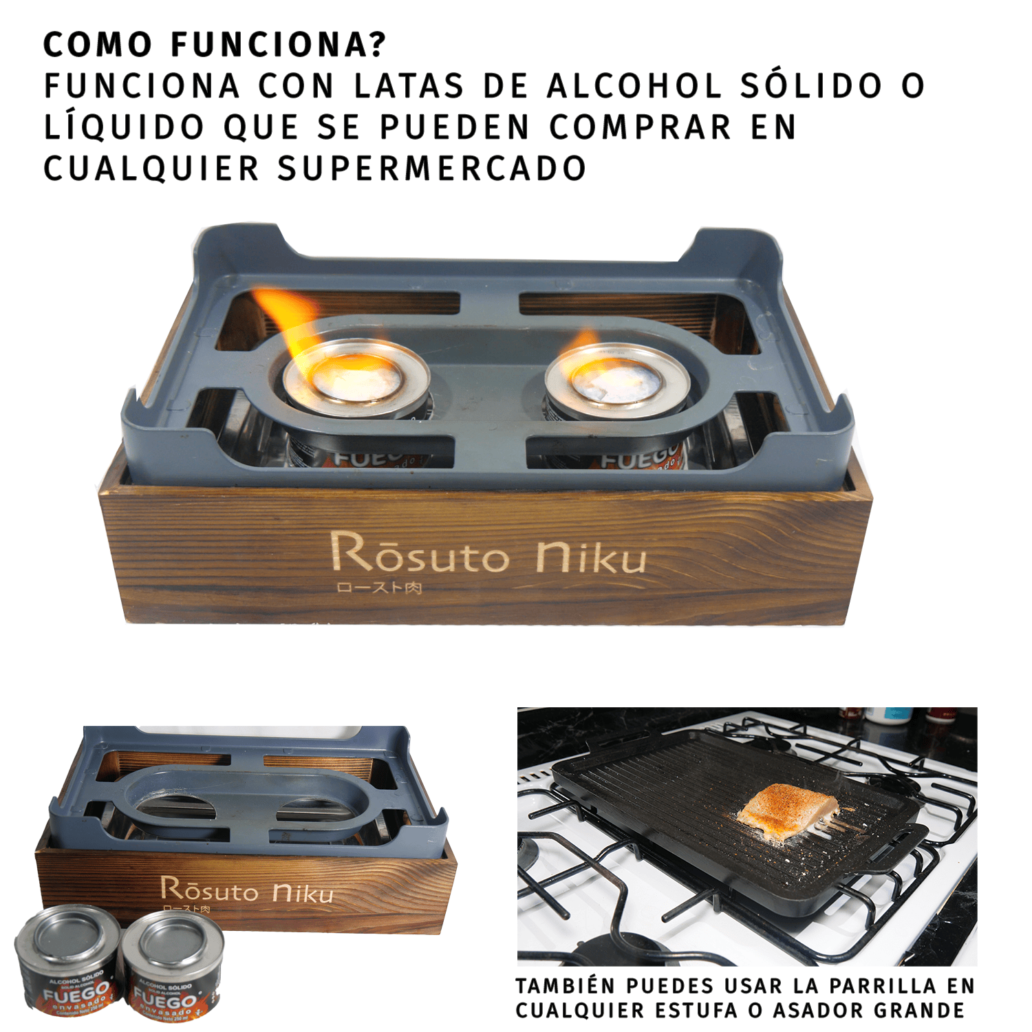 Foto 5 | Kit de Asadores Pórtateles Rosuto Niku