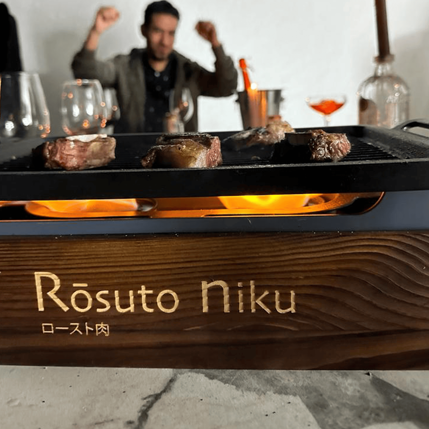Foto 6 | Kit de Asadores Pórtateles Rosuto Niku