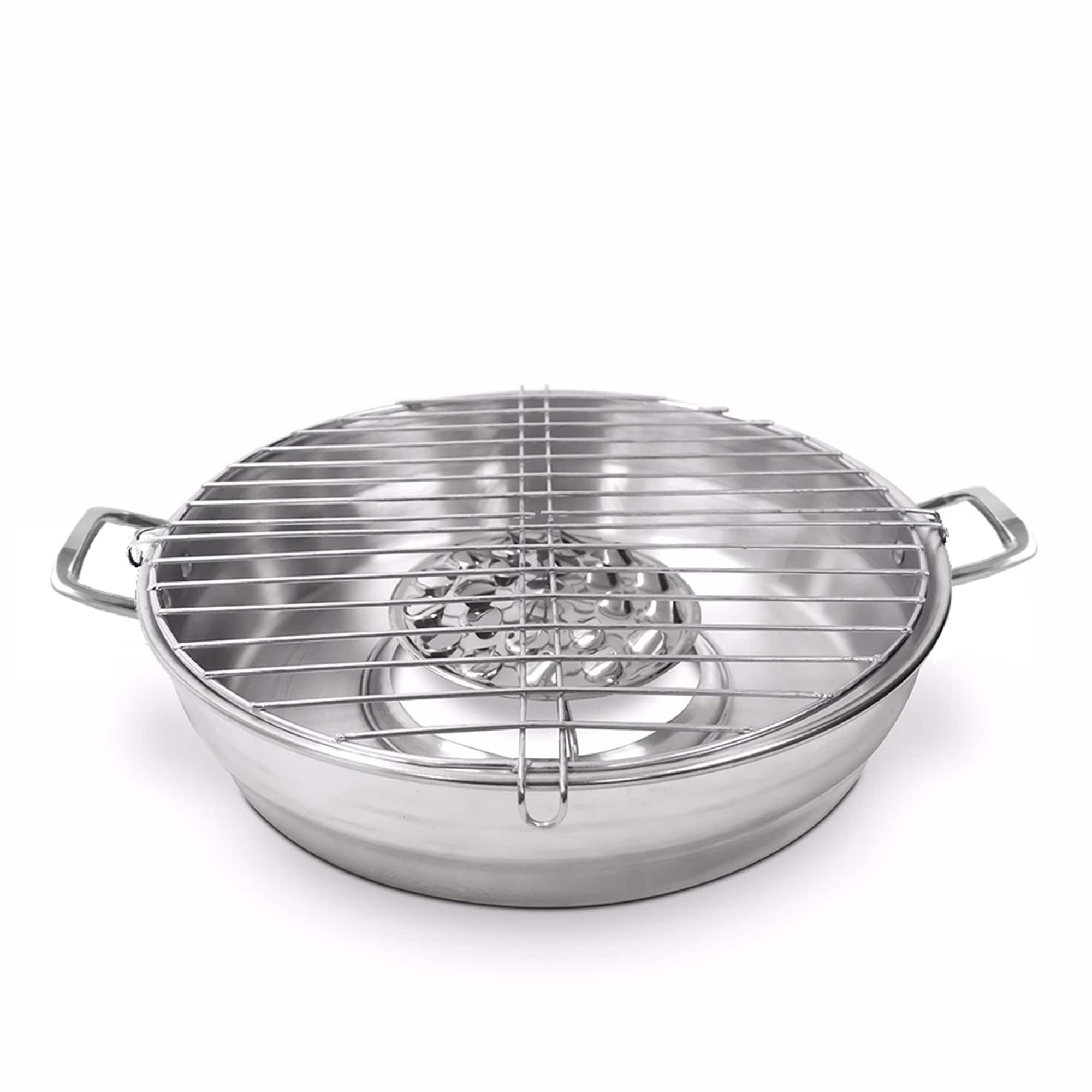 Practi-asador Aluminio Aquila A7584 Plata 34cm $499