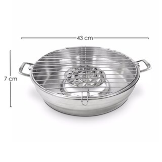 Foto 3 | Practi-asador Aluminio Aquila A7584 Plata 34cm