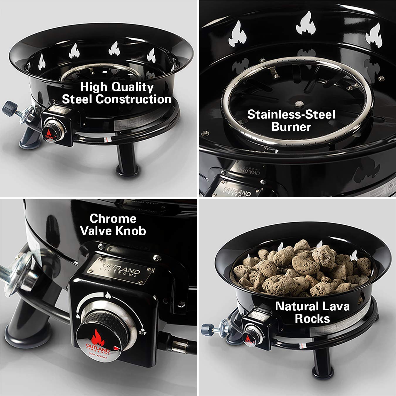 Foto 5 | Fire Pit Outland Living Firebowl, Sin Humo, 58.000 Btu, 24 Pulgadas - Venta Internacional.
