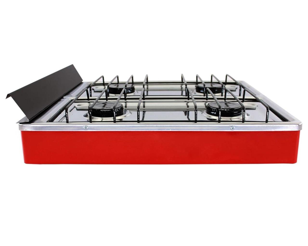 Foto 4 pulgar | Estufa de Mesa Super Flama 4 Quemadores 4Q-R Roja