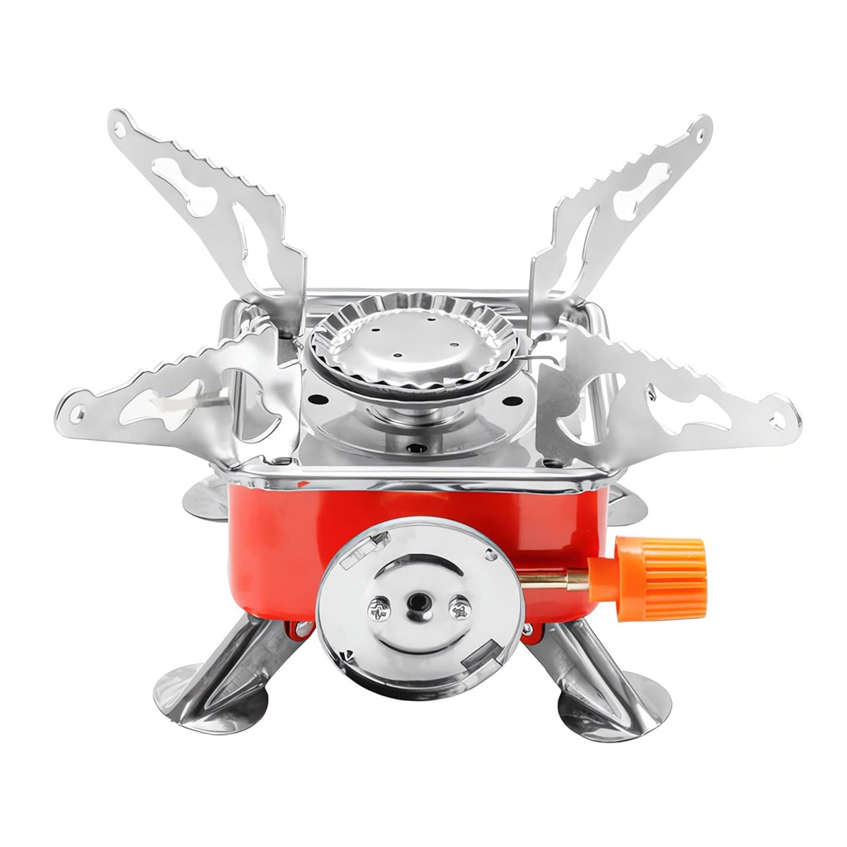 Mini Estufa De Camping Kimhi Portatil Plegable De Acero Inoxidable