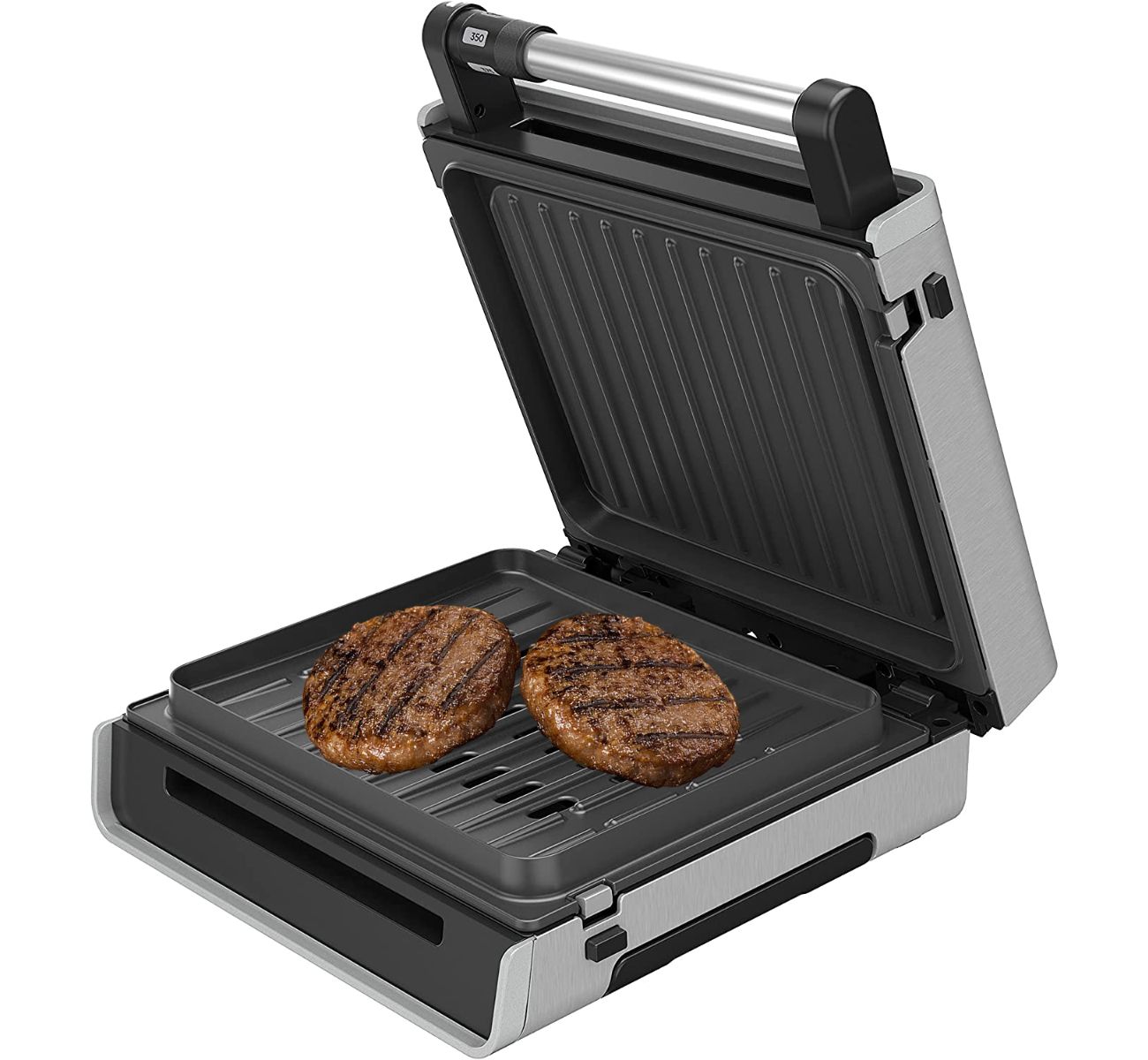 Foto 6 pulgar | Parrilla De Contacto George Foreman GRV6090BLA Plata 1500W