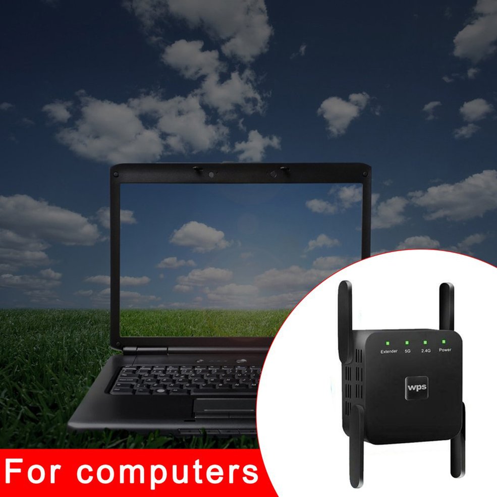 Foto 4 pulgar | Venta Internacional-repetidor De Enrutador Wifi Inalámbrico De 5 Ghz 1200 Mbps