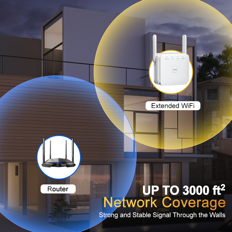 Foto 3 pulgar | Venta Internacional-repetidor Wifi De 5 Ghz, Extensor Wifi Inalámbrico, Amplific