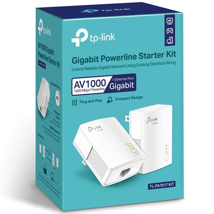 Foto 5 pulgar | Kit Repetidor Powerline Av1000 Gigabit Ethernet Tp-link Tl-pa7017