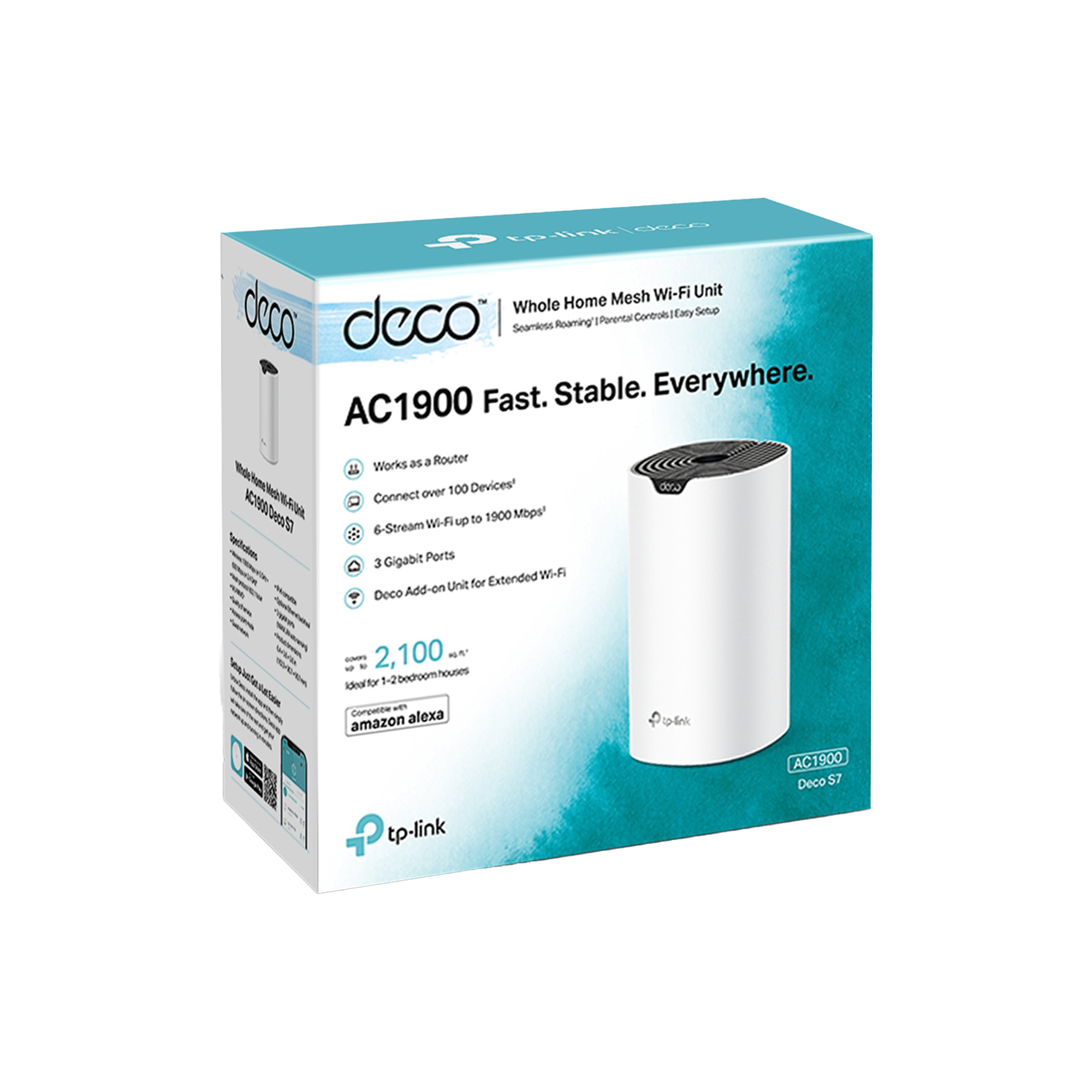 Foto 3 | Sistema Wi-fi Mesh Tp-link Deco S7 (1-pack), Ac1900, De Doble Banda, Blanco