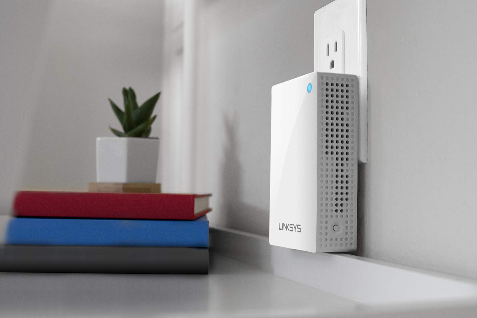 Foto 4 | Extensor Wifi Linksys WHW0101P Velop Mesh Wall Plug-In Blanco - Venta Internacional