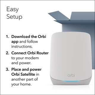 Foto 7 | Sistema de Red Wifi 6 Mesh Netgear Orbi RBK754P AX5200 - Venta Internacional