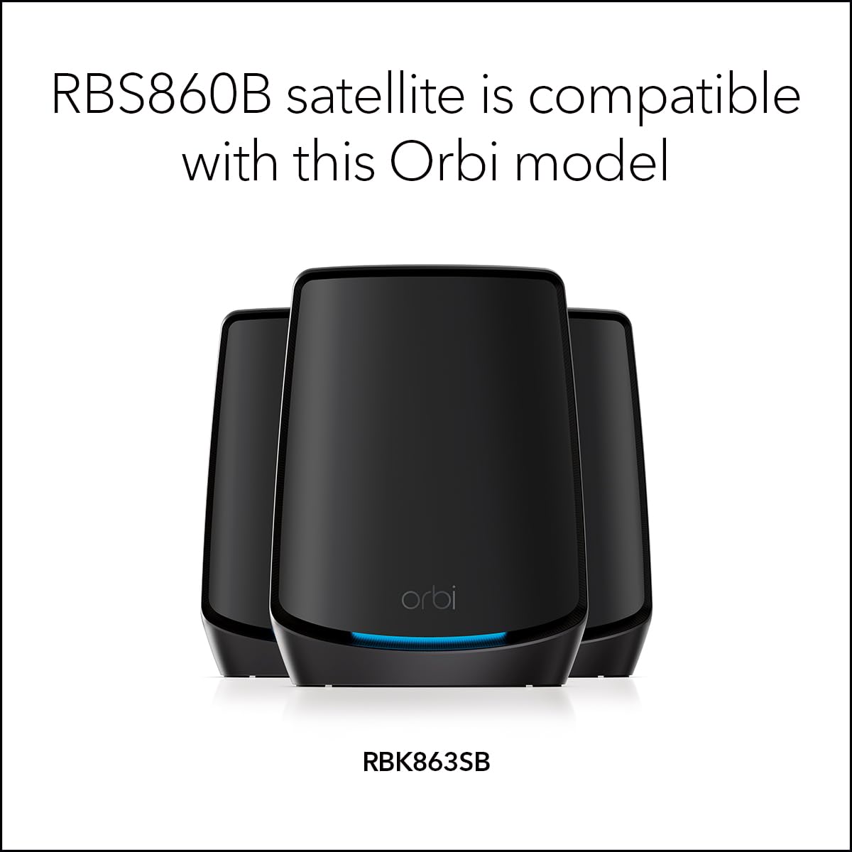 Foto 3 | Satélite Complementario Wifi 6 Mesh Netgear Orbi Rbs860b Negro - Venta Internacional.