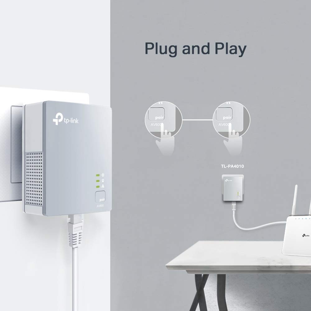 Foto 5 pulgar | Kit De Adaptadores Ethernet Powerline Tp-link Tl-pa4010kit V1.3 - Venta Internacional.